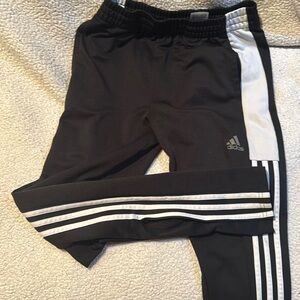 Adidas sweats with zippers on the ankles